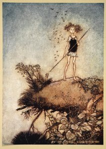 Un garde solitaire, illustration de 